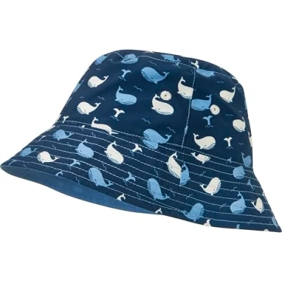 Abbildung von Playshoes Jungen UV Schutz Fischerhut Bademütze Kopfbedeckung, Wal, 55