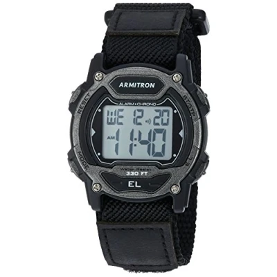 Abbildung von Armitron Sport Unisex Erwachsene Digital Quarz Uhr mit Nylon Armband 45/7004GBK