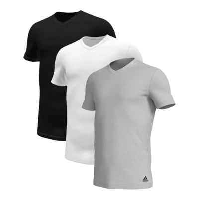 Abbildung von adidas Sportswear Stretch V NECK 3 PACK Unterhemd/shirt, Herren, Größe: Large, Assorted