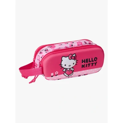 Abbildung von Hello Kitty 3D Doppel Federmäppchen, Rosa