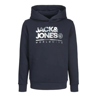 Abbildung von Jack &amp; Jones Junior Jjluke JNR Kapuzenpullover für Kinder, Größe: 164, Navy blazer