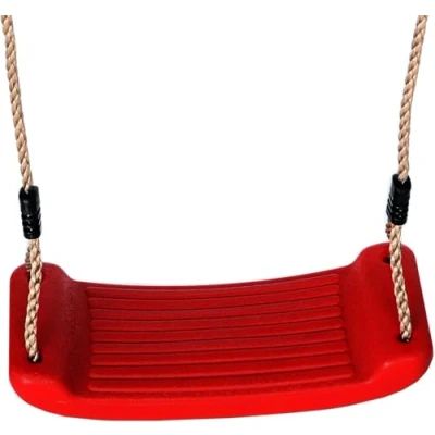 Abbildung von Kinder Schaukelsitz von Gartenpirat Robustes Schaukelbrett aus Kunststoff für sicheren Spielspaß Farbe Rot