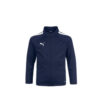 Abbildung von Puma Teamliga Trainingsjacke für Kinder, Größe: 164, Dark blue