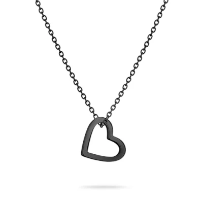 Abbildung von Liebeskind Berlin Halskette LJ 1392 N 45 IP Black Amazon Exclusive