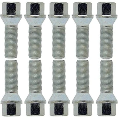 Abbildung von 10 Radschrauben Radbolzen Kegelbund silber M12x1,5 43mm