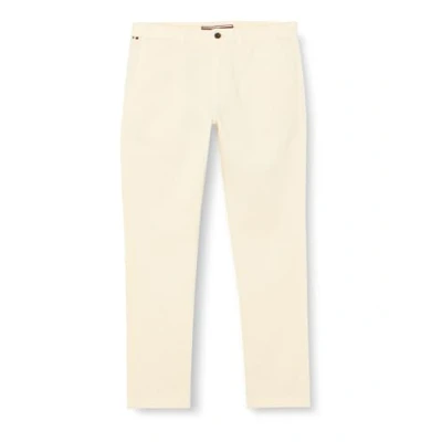 Abbildung von Tommy Hilfiger Herren Hose Bleecker Chino Slim Fit, Weiß (Calico), 32W/30L