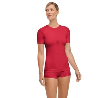 Abbildung von Falke Unterhemd/shirt red, Damen, Größe: Small, Red