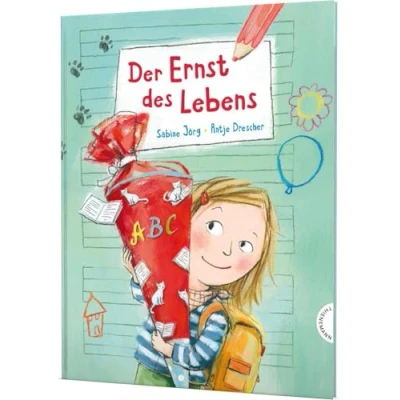 Abbildung von Der Ernst des Lebens: Geschenk zur Einschulung mit Stickerbogen für Heft Etiketten