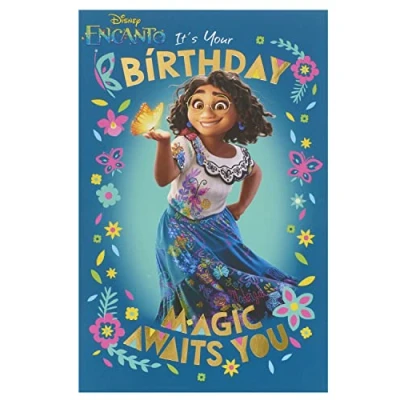 Abbildung von UK Greetings Disney Encanto It&#039;s Your Birthday Karte Geburtstagskarte für Sie Kindergeburtstagskarte, 745599 0 1, mehrfarbig