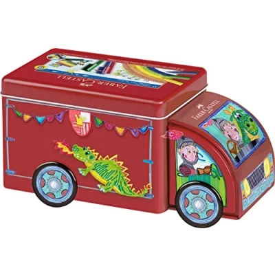 Abbildung von FABER CASTELL 155533 Filzstifte Connector Pen Truck mit 33 Stiften