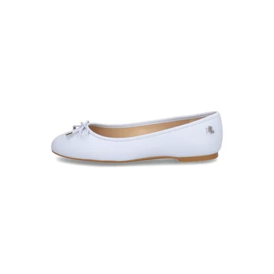 Abbildung von Lauren Ralph Jayna Nappa Leather FLAT Klassischer Ballerina, Damen, Größe: 36, Cornflower blue Schuhe