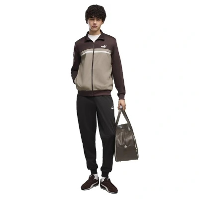 Abbildung von Puma SET Trainingsanzug, Herren, Größe: Large, Chocolate fondue