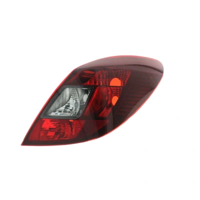 Abbildung von ALKAR 2220421 Rückleuchte rechts PY21W, W16W schwarz Gehäuse mit schwarzem Innenteil ohne Lampenträger OPEL: Corsa D Schrägheck (S07) 1.4, 1.0