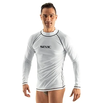 Abbildung von Seac T Sun Long Man, schützendes Rash Guard Tauchshirt zum Schnorcheln und Schwimmen mit Sonnenschutz