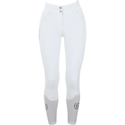 Abbildung von Equestrian Stockholm Elite Dressage breeches White full grip