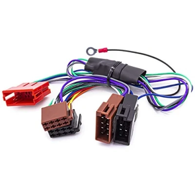 Abbildung von Adapter Kabel Auto Radio aktiv System ISO kompatibel mit Audi VW Seat Bose DSP