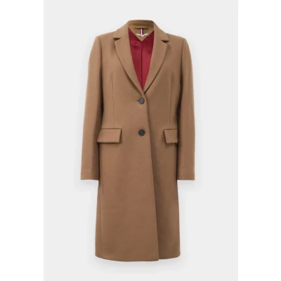 Abbildung von Tommy Hilfiger Classic WOOL COAT Klassischer Mantel, Damen, Größe: 44, Light sepia brown