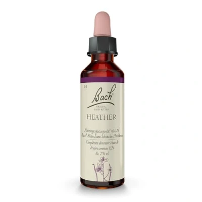 Abbildung von Bachblüten Heather Tropfen