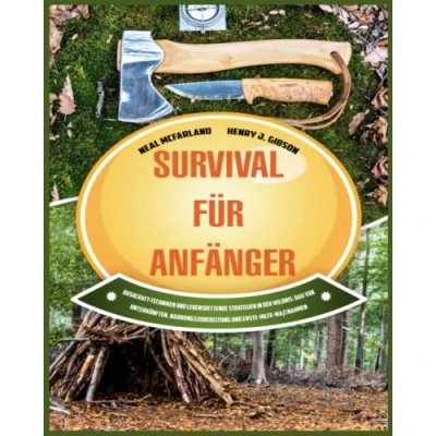 Abbildung von Survival für Anfänger: Bushcraft Techniken und lebensrettende Strategien in der Wildnis: Bau von Unterkünften, Nahrungszubereitung Erste Hilfe Maßnahmen