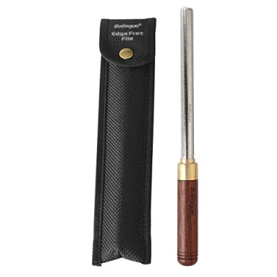 Abbildung von 3 in 1 Gitarre Fret Feile Dressing Metallmit Holzgriff Reparatur Instandhaltung Werkzeug Luthier Größe Kanten