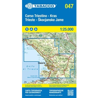 Abbildung von 47 Carso Triestino e Isontiono: 1:25000 (Carte topografiche per escursionisti, Band 47)