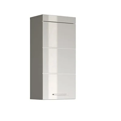 Abbildung von trendteam smart living Hängeschrank Bad Amanda Aufbaumaß (BxHxT) 37 x 77 23 cm Farbe Weiß Hochglanz 139350101