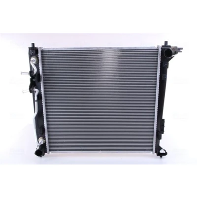 Abbildung von NISSENS 606606 Kühler, Motorkühlung Aluminium 485 467 26 Kühlrippen gelötet