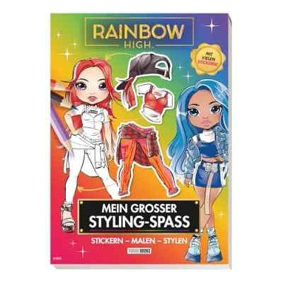 Abbildung von Rainbow High: Mein großer Styling Spaß: Stickern, Malen, Stylen: Block mit Stickern