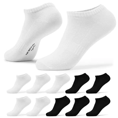 Abbildung von Occulto Herren Sneaker Socken 10er Pack (Modell: Johannes) Schwarz Weiß 39 42