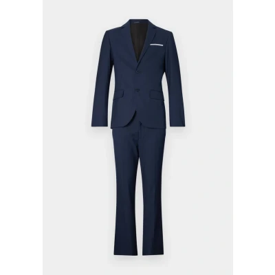 Abbildung von Lindbergh Plain MENS SUIT Anzug, Herren, Größe: 52, Blue melange
