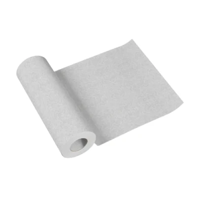Abbildung von PAW Tischläufer aus Airlaid (40 cm x 24 m) I Tischdeko für Kommunion, Konfirmation, Hochzeit, Geburtstag, Gartenparty, Taufe Tischband Natur, Grau Farbe: Linen Structure Grey