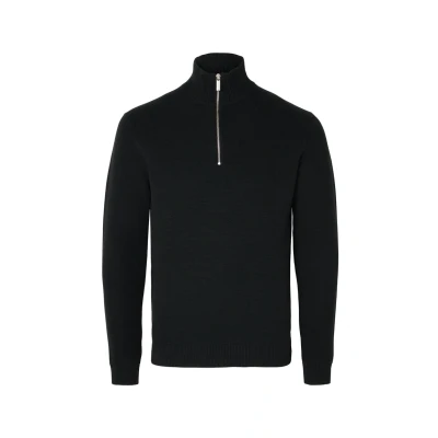 Abbildung von Selected Homme Slhdane Strickpullover black, Herren, Größe: Small, Black