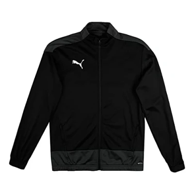 Abbildung von Puma Teamgoal JR Trainingsjacke für Kinder, Größe: 128, Black asphalt