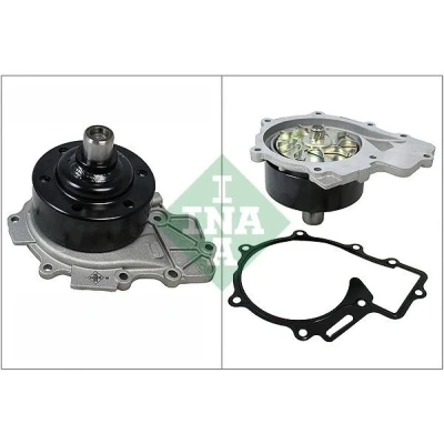Abbildung von INA 538 0221 10 Wasserpumpe mit Riemenscheibe für Keilrippenriementrieb MERCEDES BENZ: Sprinter 3.5 T Van, Minibus