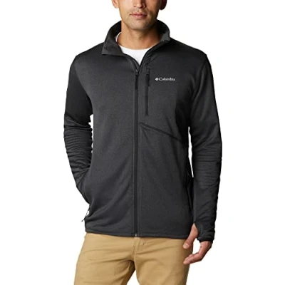 Abbildung von Columbia 194004376190 Fleecejacke Mit Durchgehendem Reißverschluss, Black Heather, S