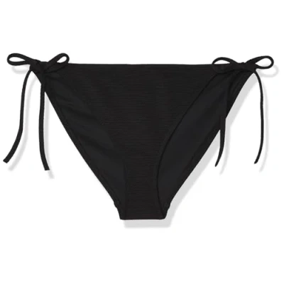 Abbildung von Calvin Klein Damen Bikinihose Seitliche Schnürung String Side Tie mit Logo Badge