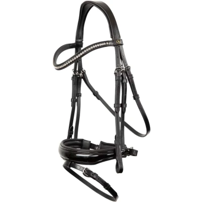 Abbildung von BR Trense Ipswitch Schwarz/Silber Warmblut