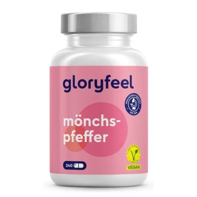 Abbildung von Mönchspfeffer Kapseln 240 Stück Hochdosiert Original Vitex Agnus Castus (4:1 Extrakt) 10 mg Extrakt pro Kapsel Laborgeprüft, ohne Zusätze in Deutschland hergestellt