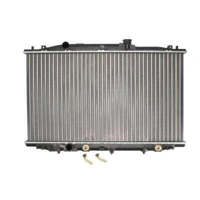 Abbildung von THERMOTEC D74015TT Kühler, Motorkühlung Aluminium für Fahrzeuge mit/ohne Klimaanlage 400 712 23 Automatikgetriebe Kühlrippen mechanisch gefügt