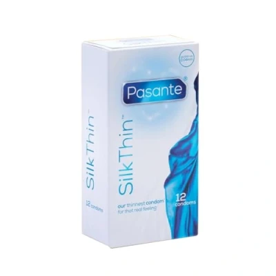 Abbildung von Pasante Silk Thin 12 superdünne gefühlsechte Kondome, Wandstärke 0.04mm, für ein Maximum an Gefühl