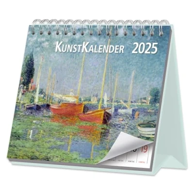 Abbildung von Kunstkalender Wochenkalender 2025: Der Tischkalender mit berühmten Meisterwerken zum Aufstellen