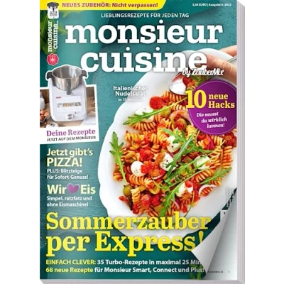 Abbildung von Monsieur Cuisine by ZauberMix 04/23 : Rezepte für Sommerzauber per Express Eis Pizza 10 neue Hacks