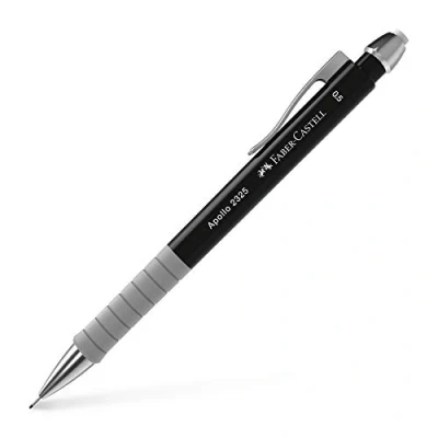 Abbildung von FABER CASTELL 232504 Druckbleistift Apollo, Mine 0,5 mm, schwarz, 1 Stück