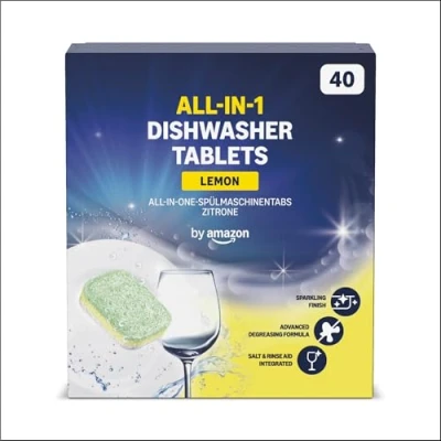 Abbildung von by Amazon All In One Spülmaschinentabs Zitrone, 40 tabs