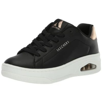 Abbildung von Skechers Sneaker »UNO COURT«, mit Metallic Applikation, Freizeitschuh, Halbschuh, Schnürschuh