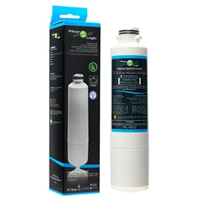 Abbildung von FilterLogic FFL 181S2 Wasserfilter kompatibel mit Samsung DA29 00020B, HAF CIN/EXP, CIN, HAFCIN, DA97 08006A B, 08043ABC Interner Kühlschrankfilter für Side by Kühlschrank