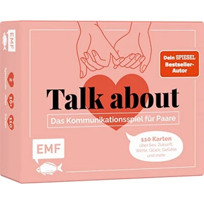Abbildung von Kartenspiel: Talk about Das Kommunikationsspiel für Paare: Sex, Zukunft, Werte, Glück, Gefühle und mehr 110 Karten Anleitungsheft