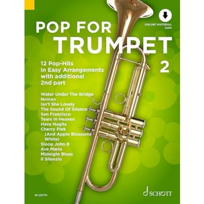 Abbildung von Pop for Trumpet 2: 12 Hits in Easy Arrangements zusätzlich mit 2. Stimme. Band 1 2 Trompeten. (Pop Trumpet, 2)