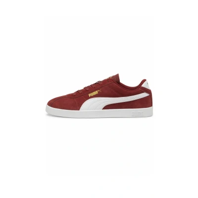 Abbildung von Puma CLUB II Sneaker low Intense red white gold, Größe: 36, gold Textil/synthetik