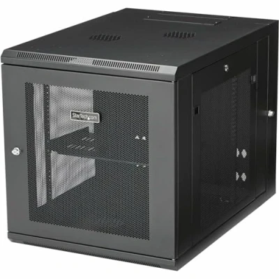Abbildung von StarTech.com 4 Pfosten 12HE Wand Netzwerkschrank mit 1HE Fachboden, 19&quot; Server Rack für IT / Daten Computer Ausrüstung